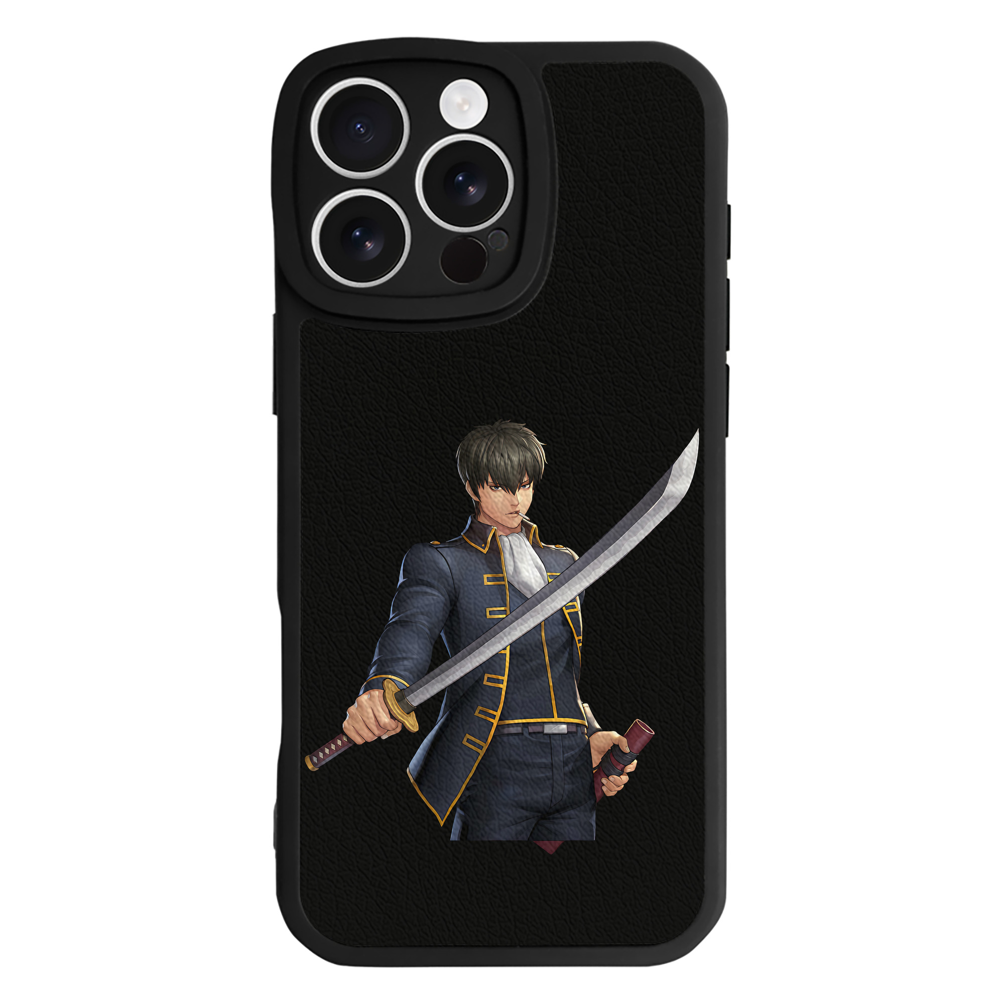 （画像用） ぎんたま 坂田銀時（さかたぎんとき） 神楽 志村新八（しむら しんぱち） GINTAMA Sakata Gintoki Kagura Shimura Shinpachi 【iPhone 16シリーズ対応】シリコンスマホケース（レザー調） 材質：シリコン